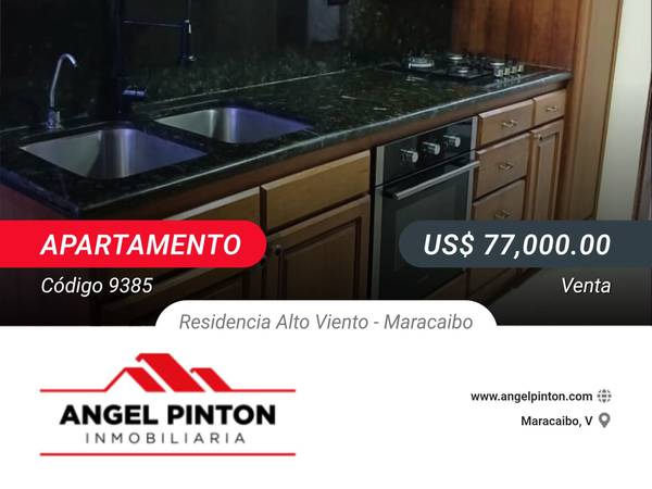 API 9385 VENTA APARTAMENTO RES. ALTO VIENTO 
$ 77.000