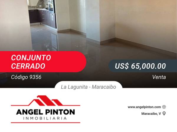 API  9356
TOWNHOUSE VENTA LA LAGUNITA MARACAIBO VENEZUELA 
